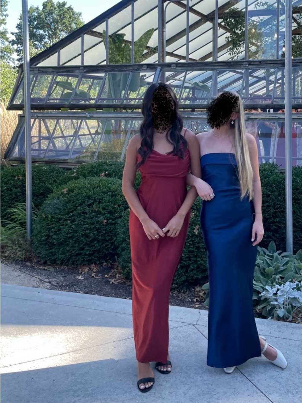 Sleeveless Cowl Neck Maxi Dress in Burgundy